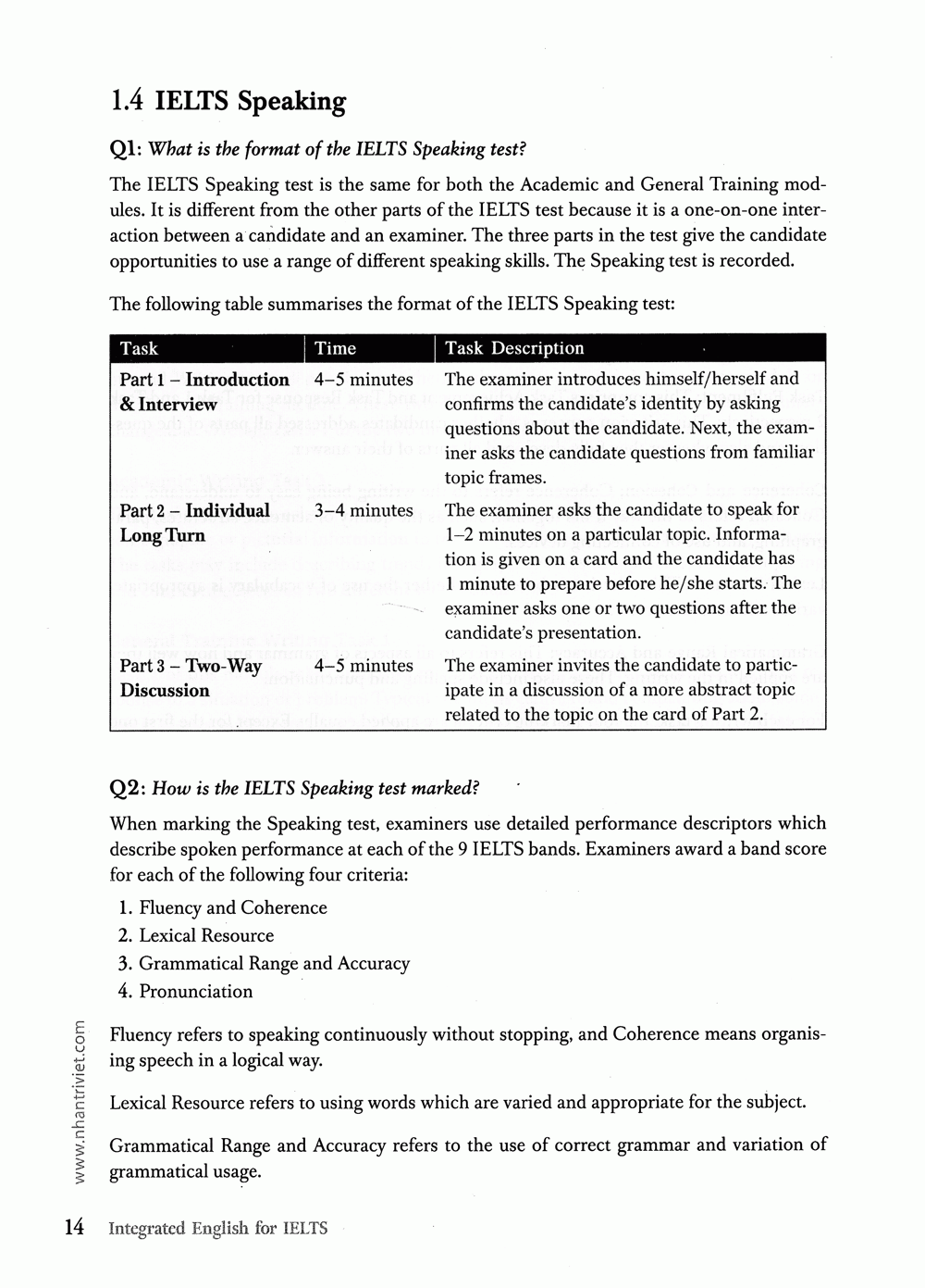 integrated english for ielts
