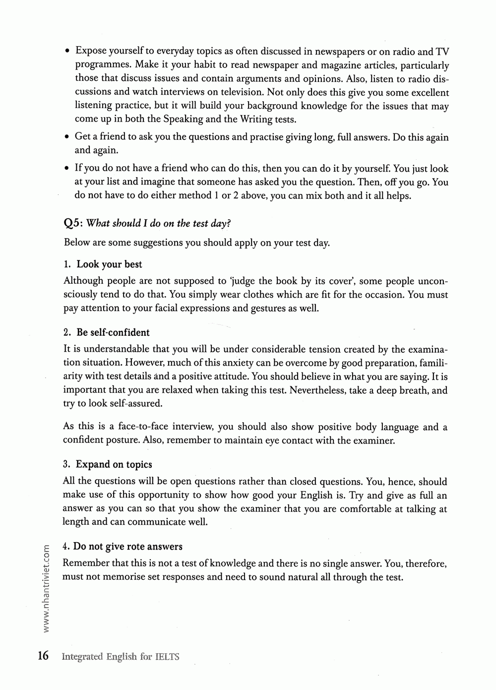 integrated english for ielts