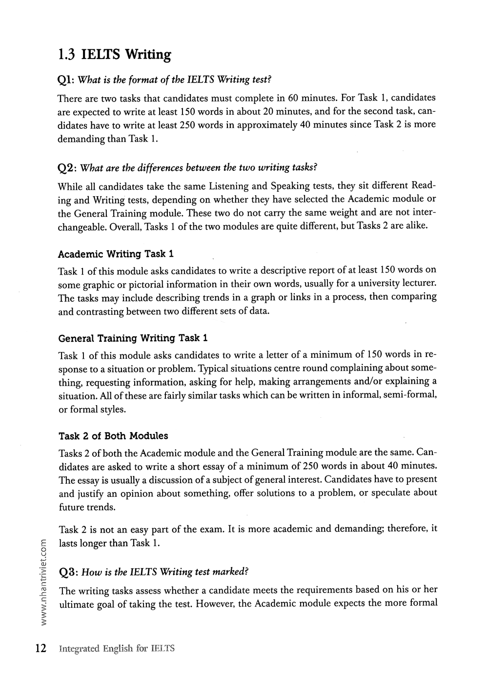 integrated english for ielts