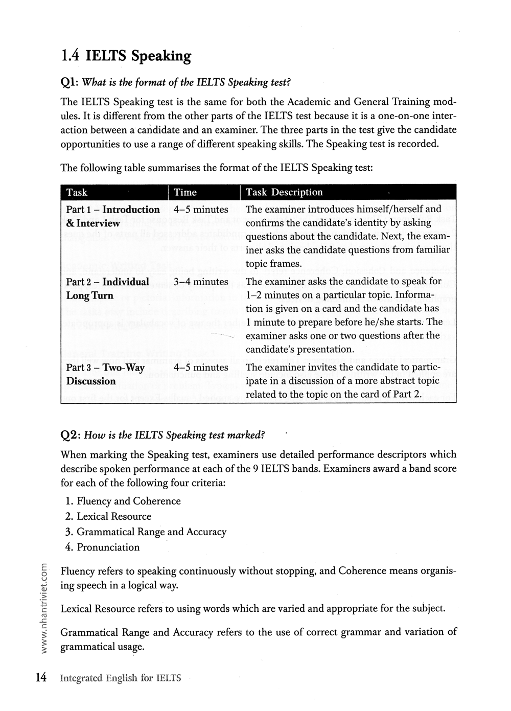 integrated english for ielts