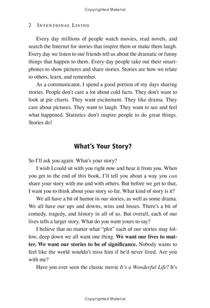 intentional living: choosing a life that matters