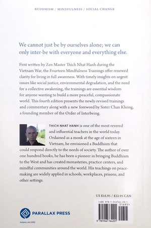 interbeing, 4th edition: the 14 mindfulness trainings of engaged buddhism