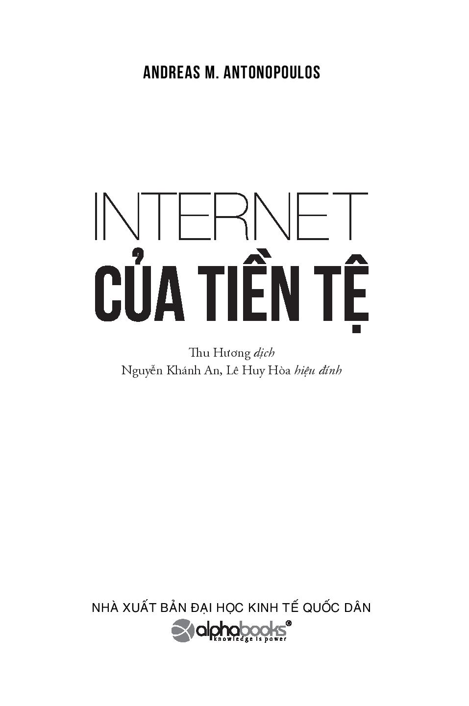 Internet Của Tiền Tệ