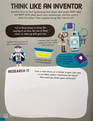 inventions scribble book (scribble books)