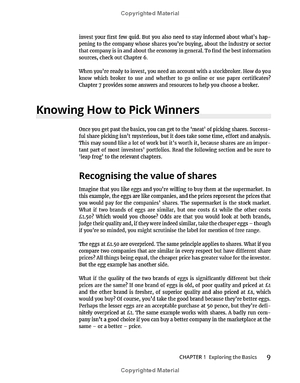 investing in shares for dummies 3rd edition
