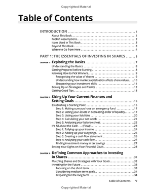 investing in shares for dummies 3rd edition