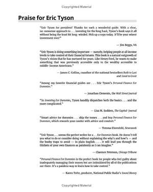 investing in your 20s & 30s for dummies - 3rd edition