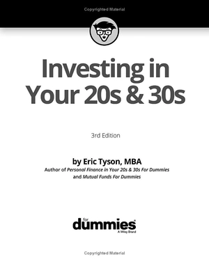 investing in your 20s & 30s for dummies - 3rd edition