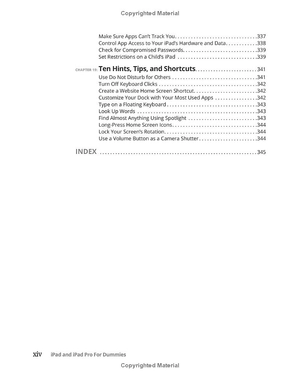 ipad and ipad pro for dummies