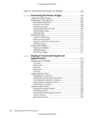 ipad and ipad pro for dummies
