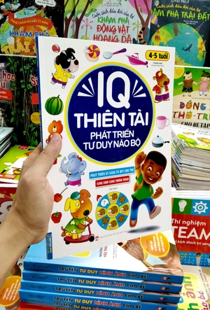 iq thiên tài phát triển tư duy não bộ 4 - 5 tuổi (tái bản)