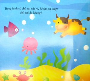 iq - tìm chỗ sai - luyện khả năng quan sát và năng lực phân biệt, phán đoán sự vật của trẻ