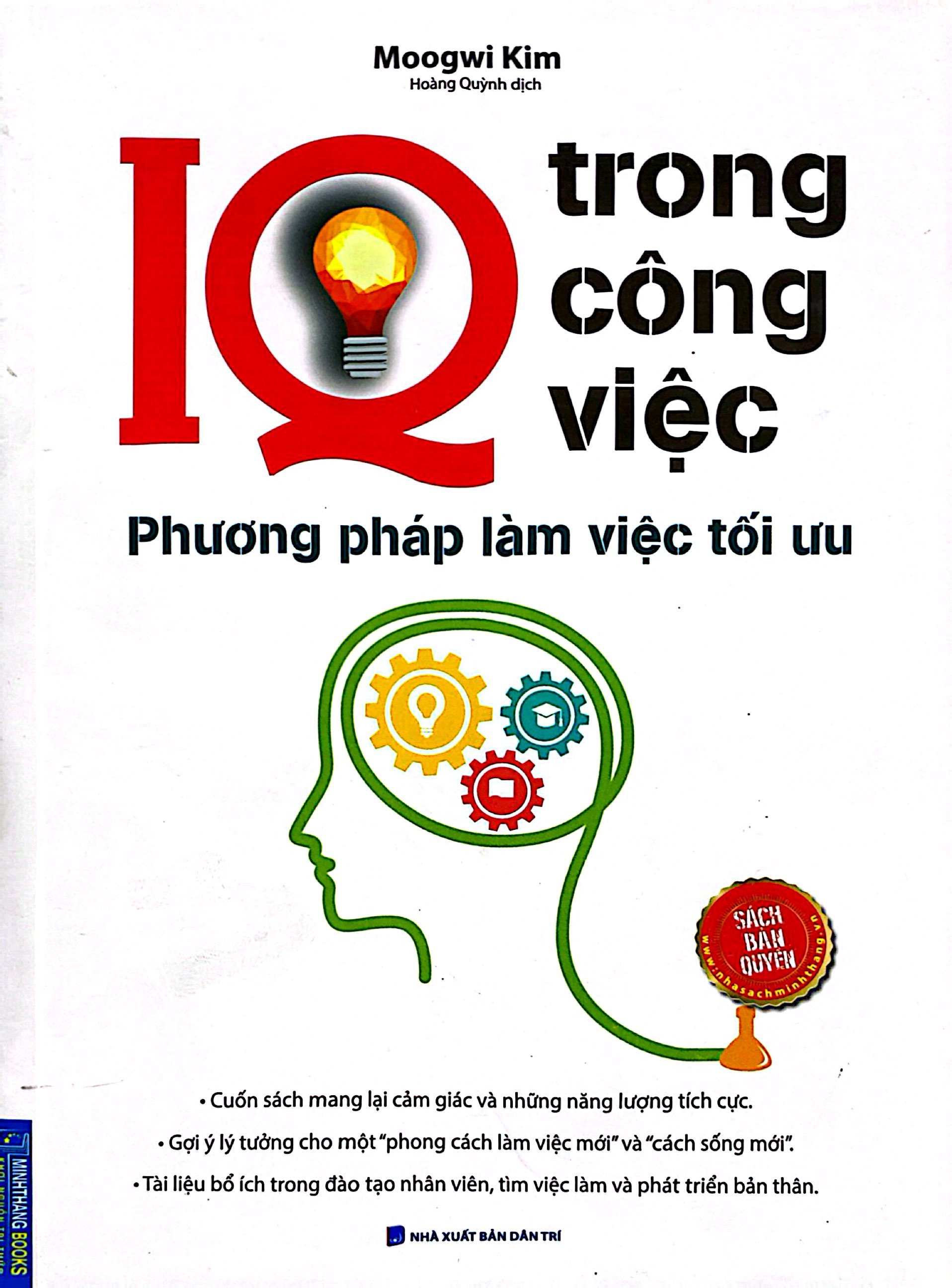iq trong công việc - phương pháp làm việc tối ưu