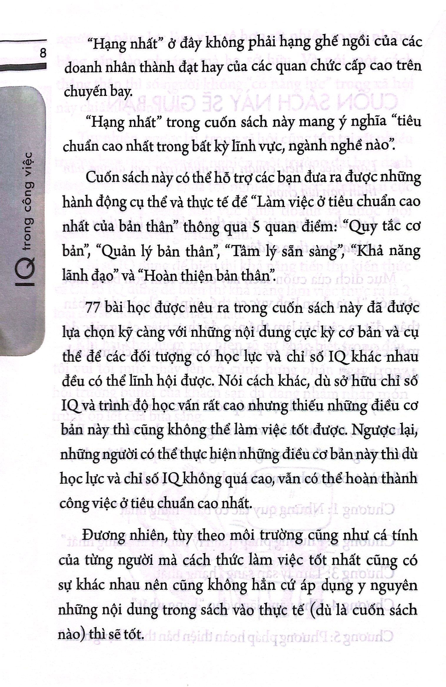 iq trong công việc - phương pháp làm việc tối ưu