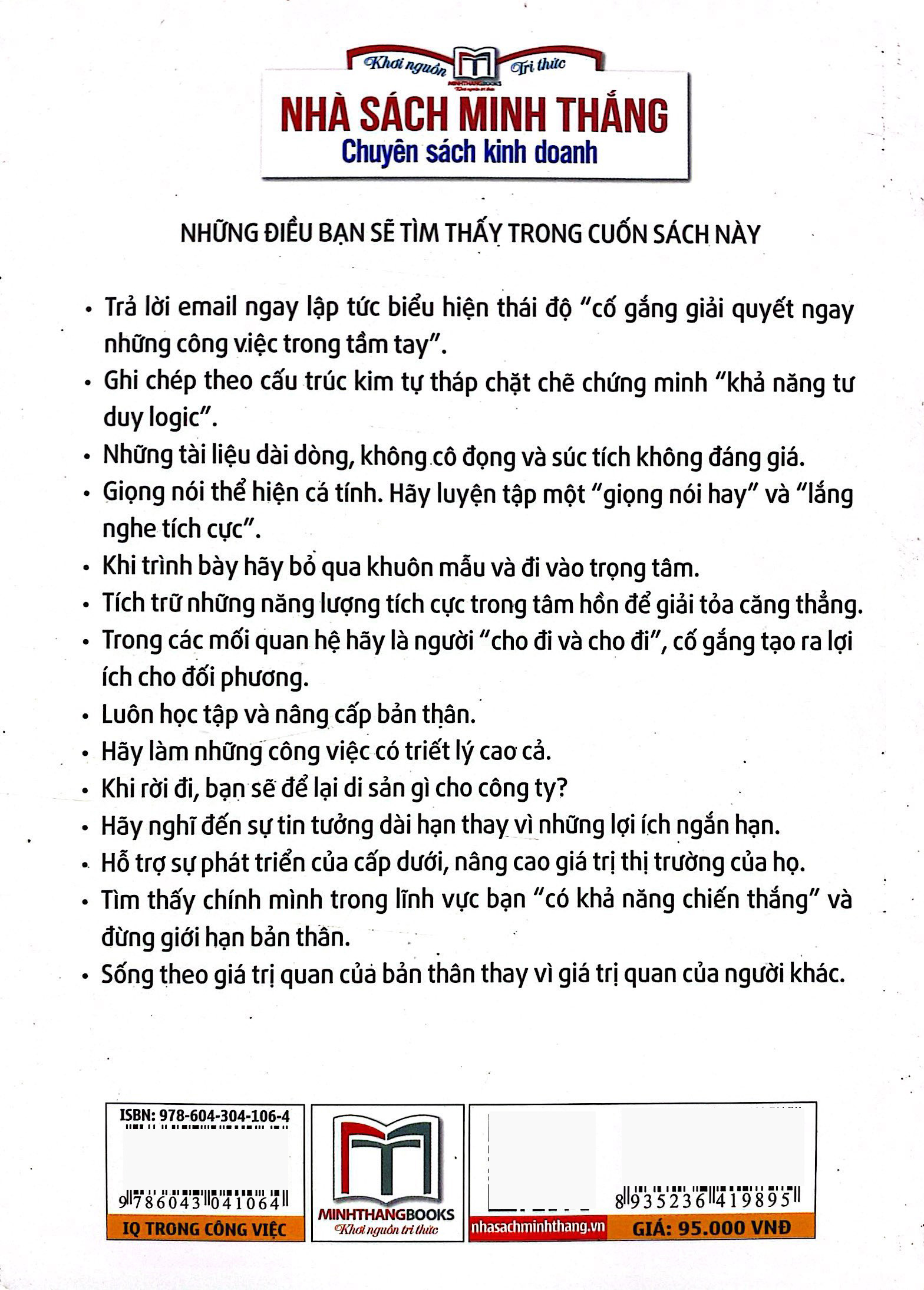 iq trong công việc - phương pháp làm việc tối ưu