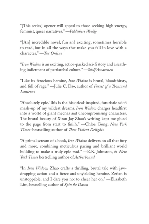 iron widow (paperback)