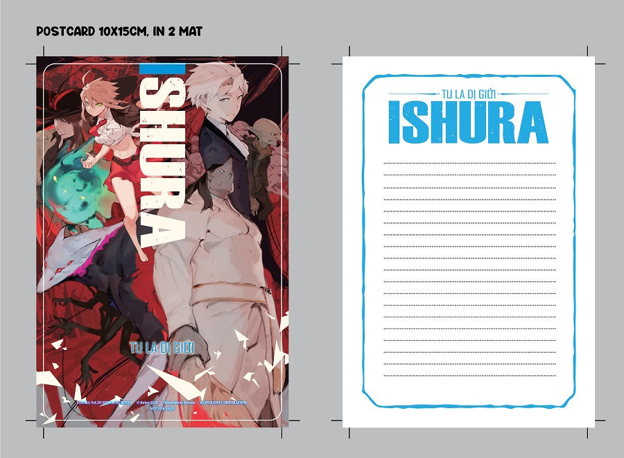 ishura - tu la dị giới - tập 3 - sự câm lặng chết chóc - tặng kèm postcard + thẻ card phủ nhũ