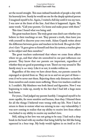 it didn't start with you