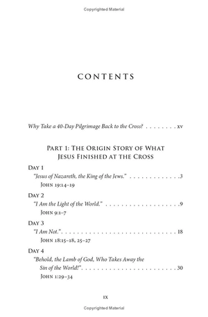 it is finished: a 40-day pilgrimage back to the cross