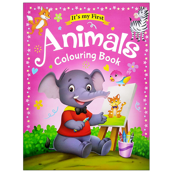 itℹs my first animals colouring book