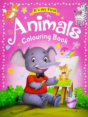 itℹs my first animals colouring book