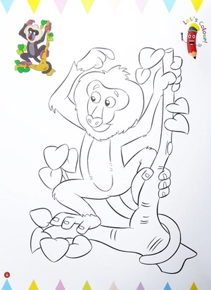 itℹs my first animals colouring book