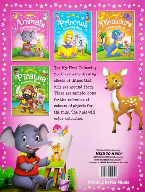 itℹs my first animals colouring book