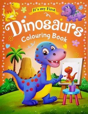 itℹs my first dinosaurs colouring book