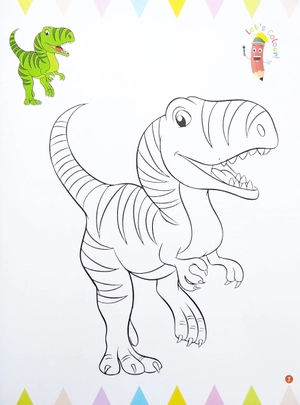 itℹs my first dinosaurs colouring book