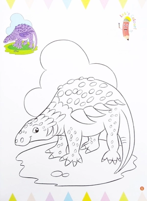 itℹs my first dinosaurs colouring book