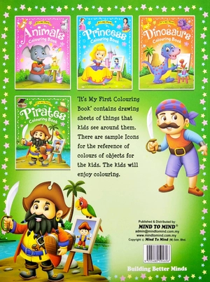 itℹs my first pirates colouring book