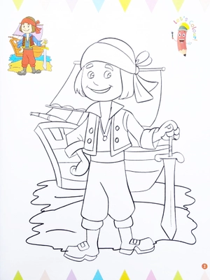 itℹs my first pirates colouring book
