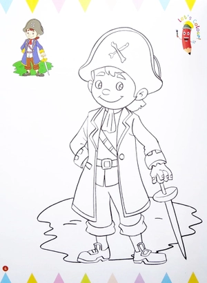 itℹs my first pirates colouring book
