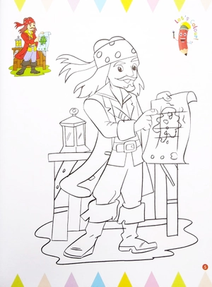 itℹs my first pirates colouring book