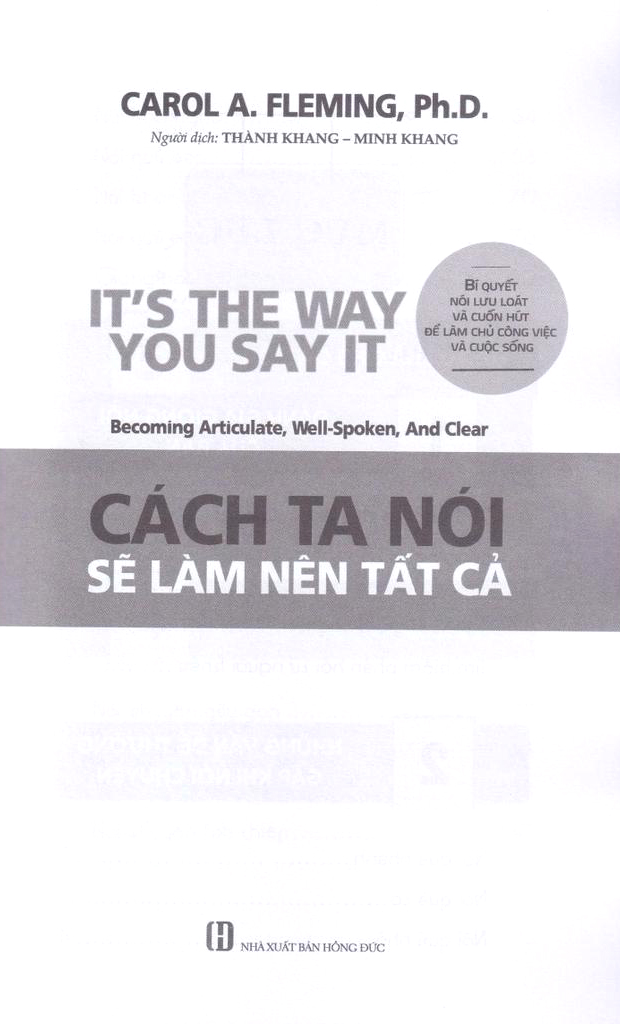 it's the way you say it - cách ta nói sẽ làm nên tất cả