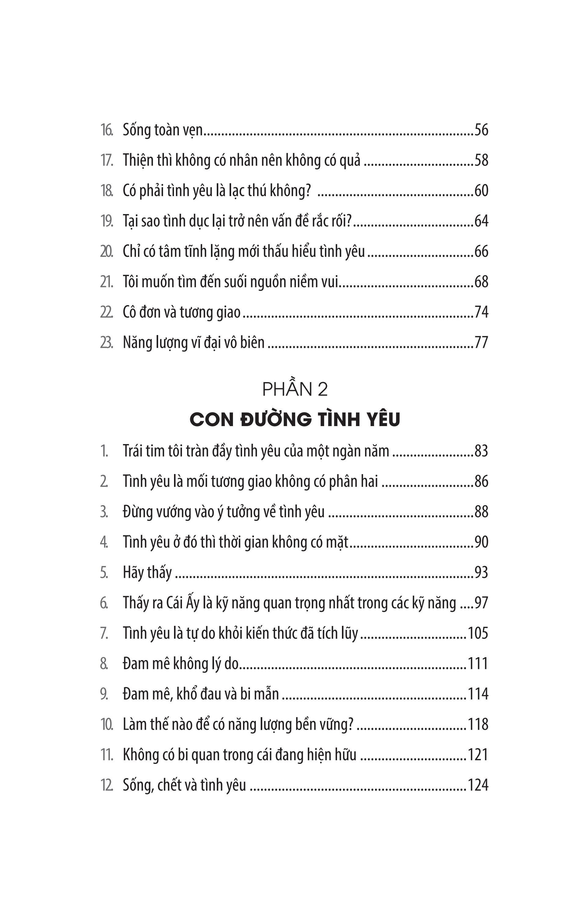 j. krishnamurti nói về tình yêu