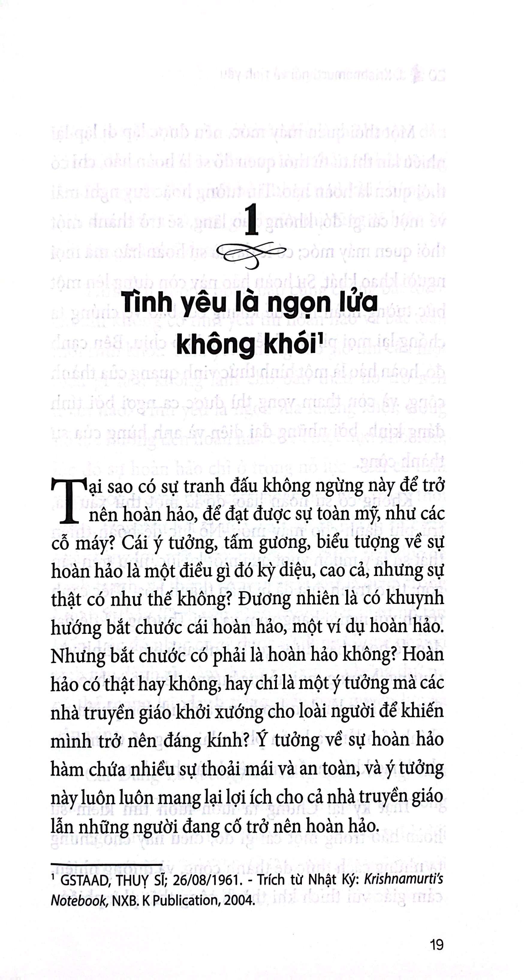 J. Krishnamurti Noi Ve Tinh Yeu (Tai Ban 2025)