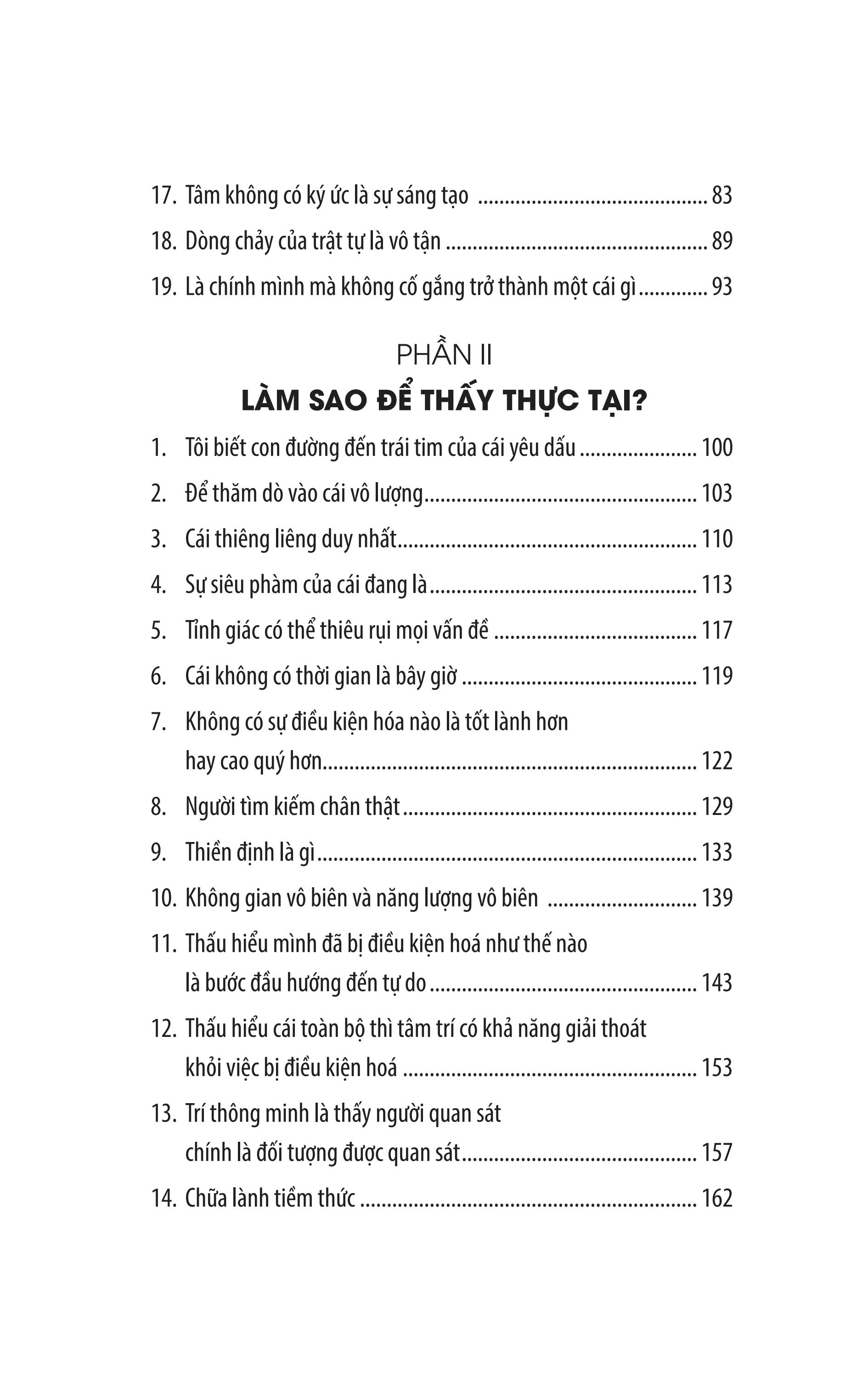 j. krishnamurti thực tại hiện tiền