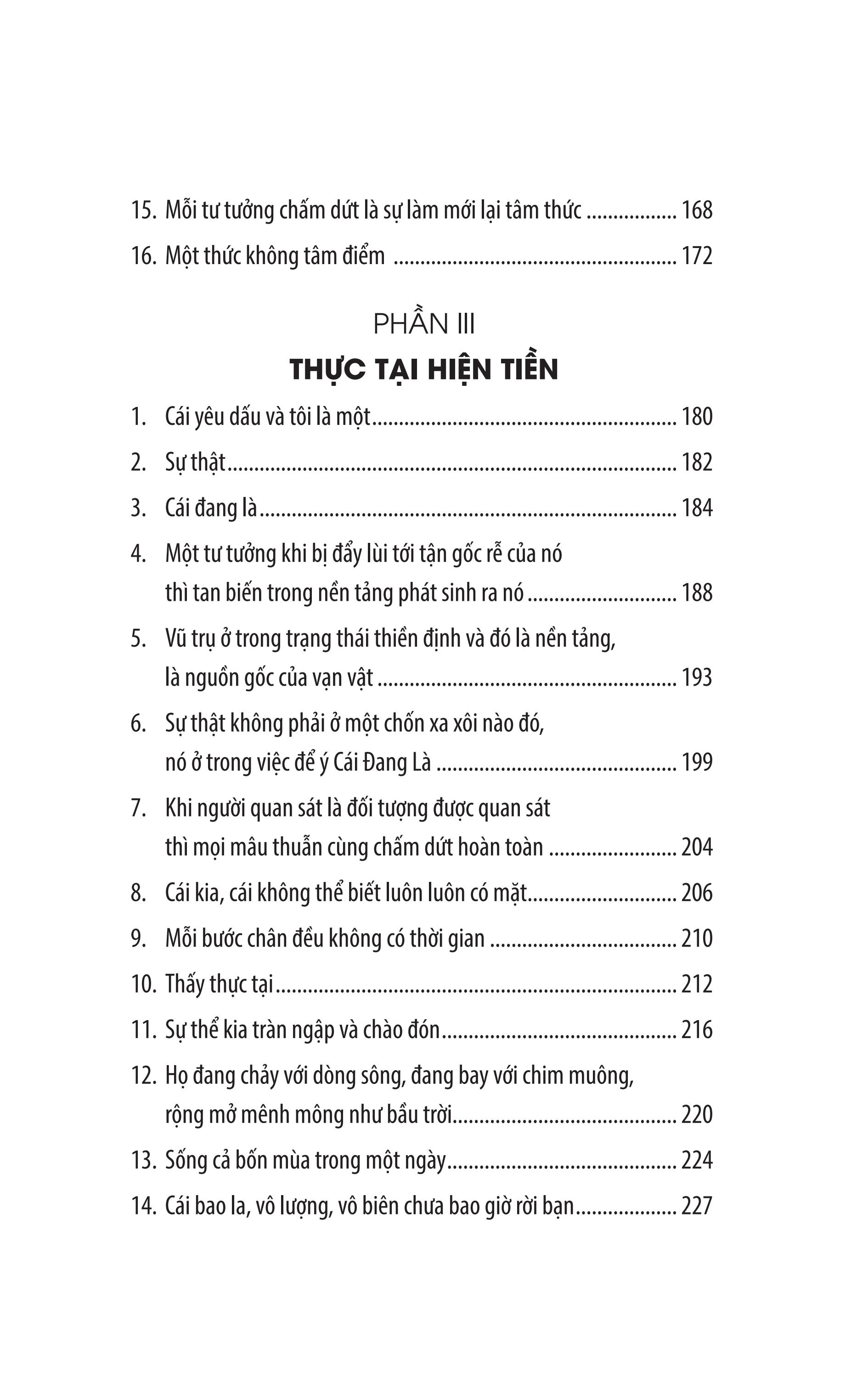 j. krishnamurti thực tại hiện tiền