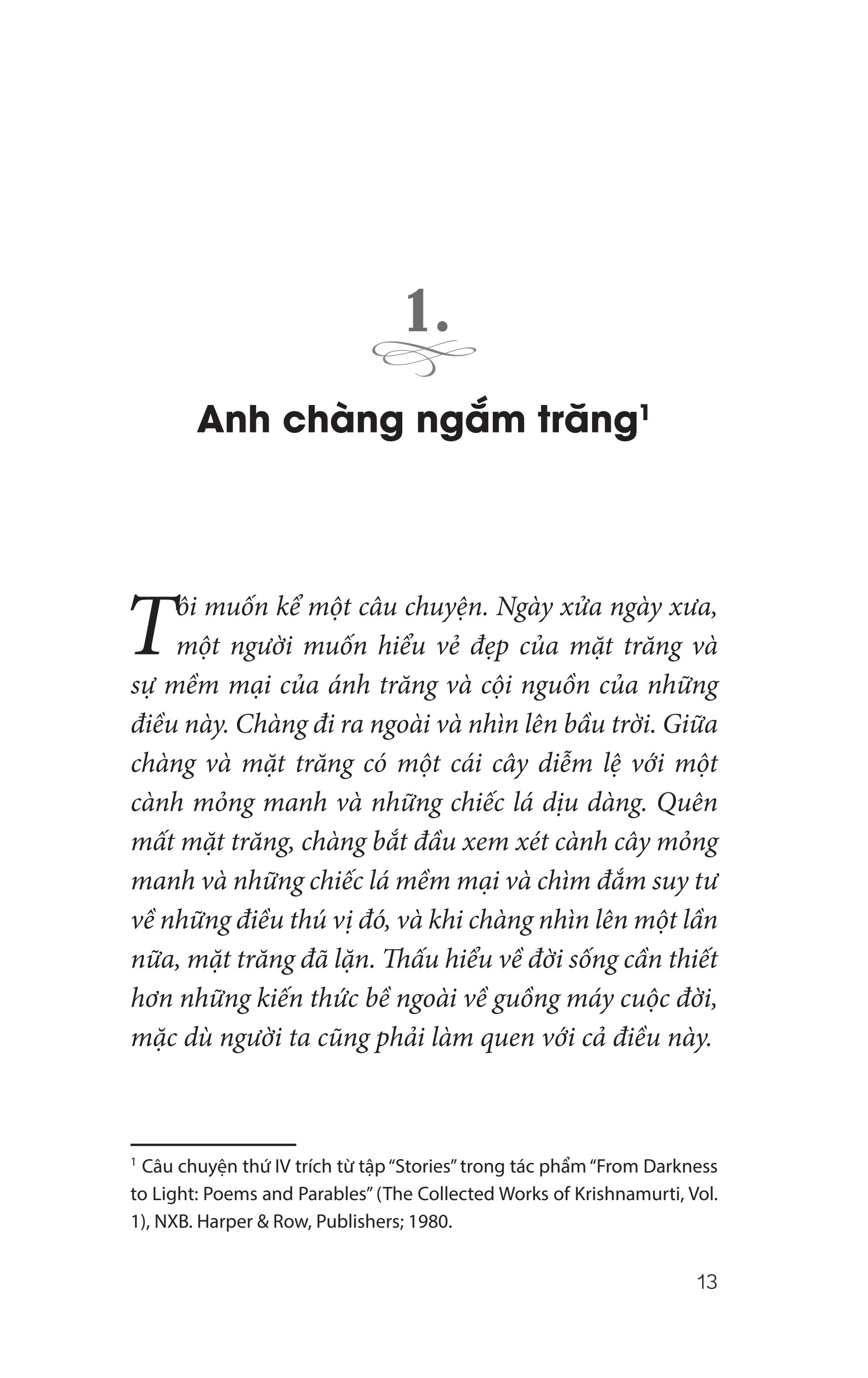 j. krishnamurti thực tại hiện tiền