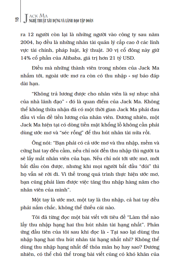 jack ma nghệ thuật xây dựng và lãnh đạo tập đoàn (tái bản 2022)