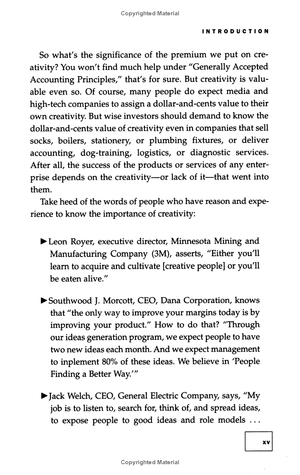 jamming: the art and discipline of corporate creativity