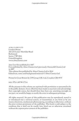 jane eyre (alma classics evergreens)
