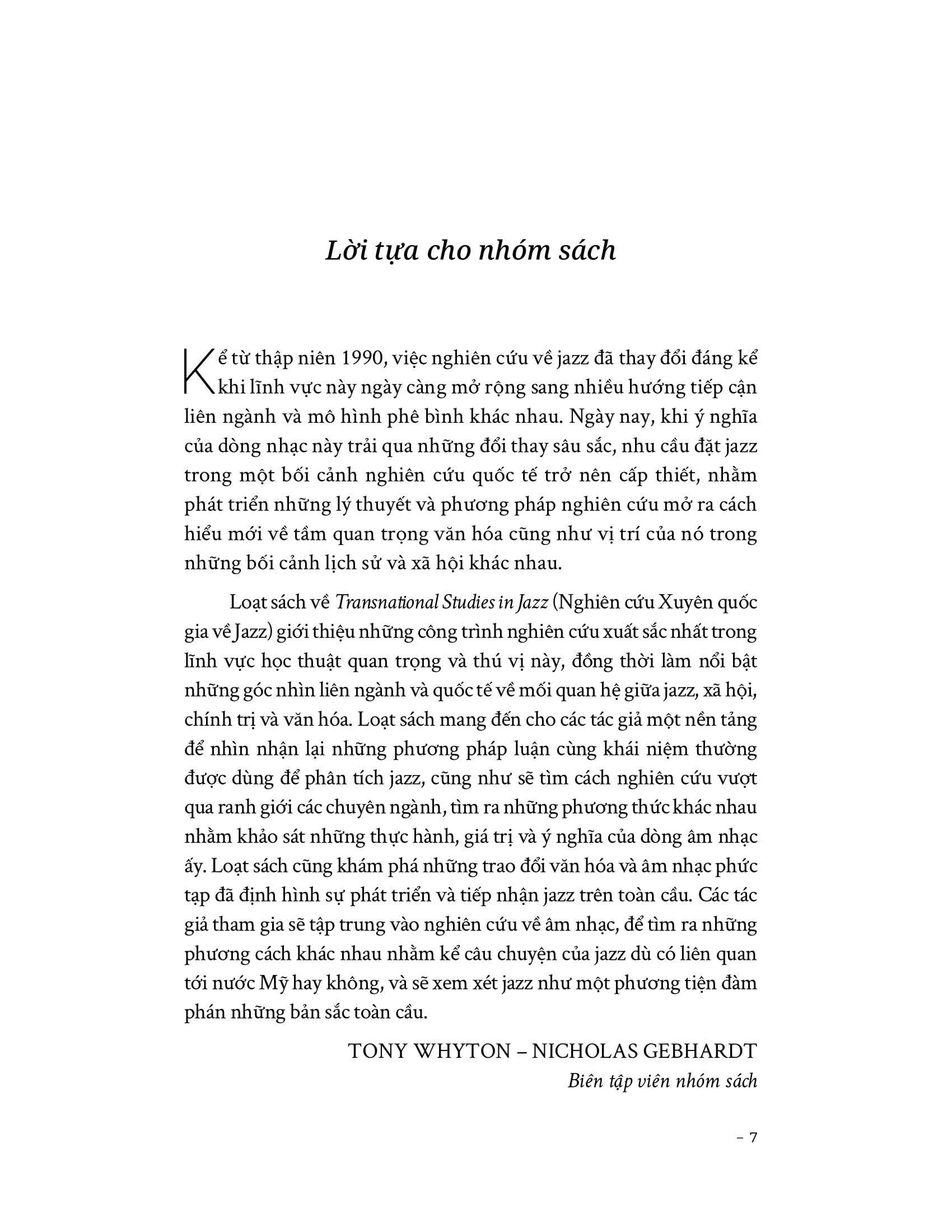 Jazz Ở Hà Nội - Ngẫu Hứng Giữa Các Thế Giới
