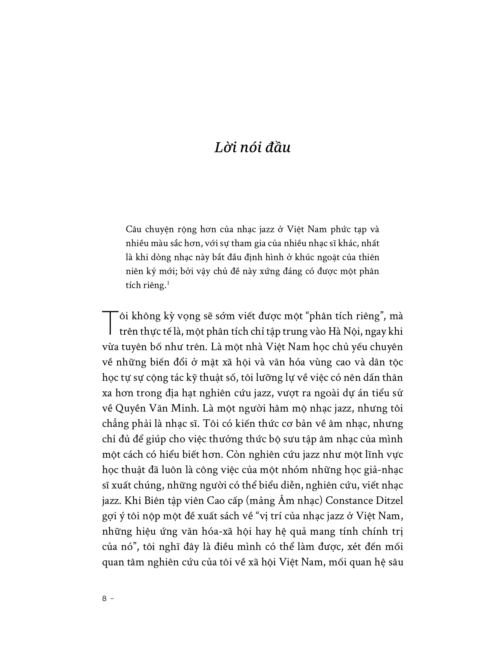 Jazz Ở Hà Nội - Ngẫu Hứng Giữa Các Thế Giới