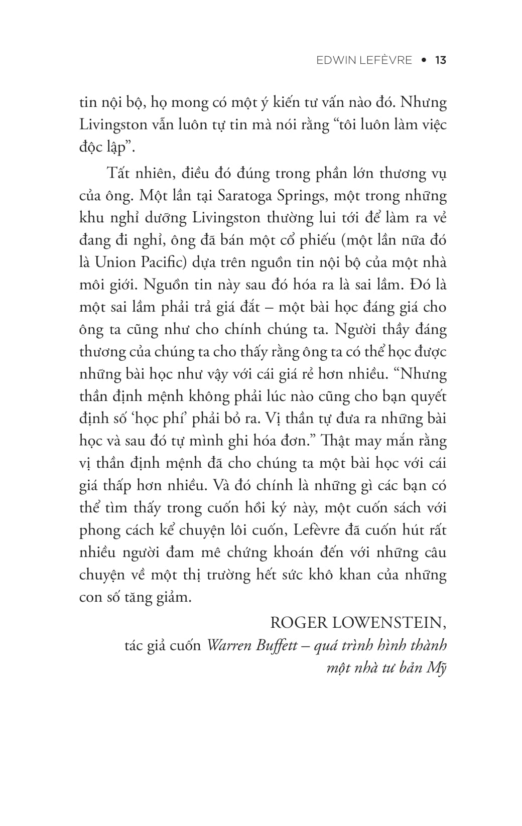 jesse livermore - reminiscences of a stock operator - hồi ức của một thiên tài đầu tư chứng khoán