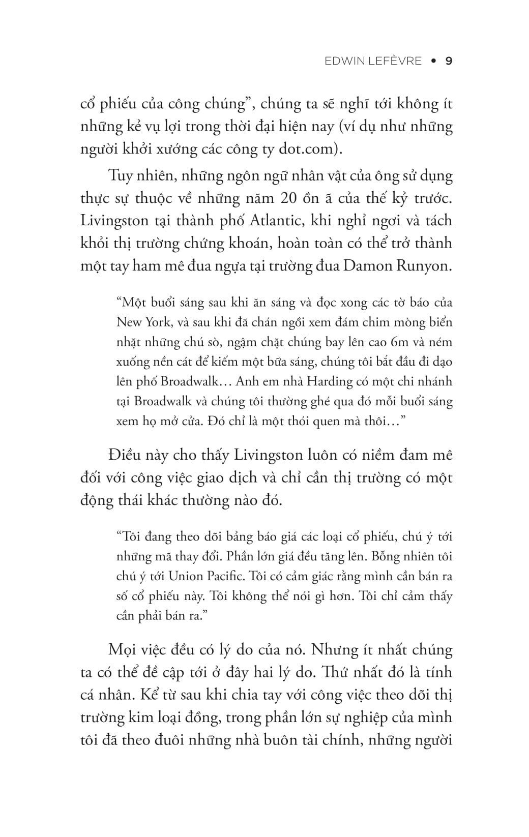 jesse livermore - reminiscences of a stock operator - hồi ức của một thiên tài đầu tư chứng khoán