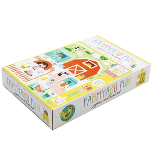 jigsaw & book set - farmyard fun
