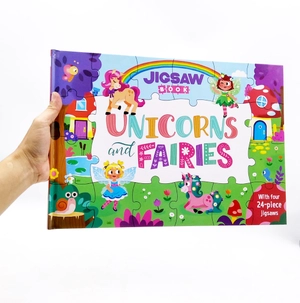 jigsaw book: unicorns and fairies