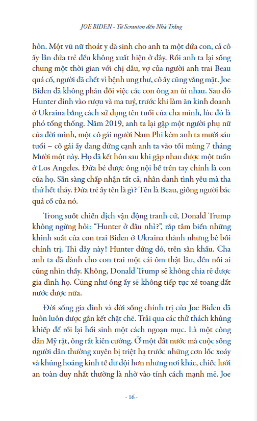 joe biden - từ scranton đến nhà trắng